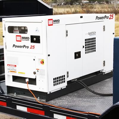 Generator trailer rentals in Texas